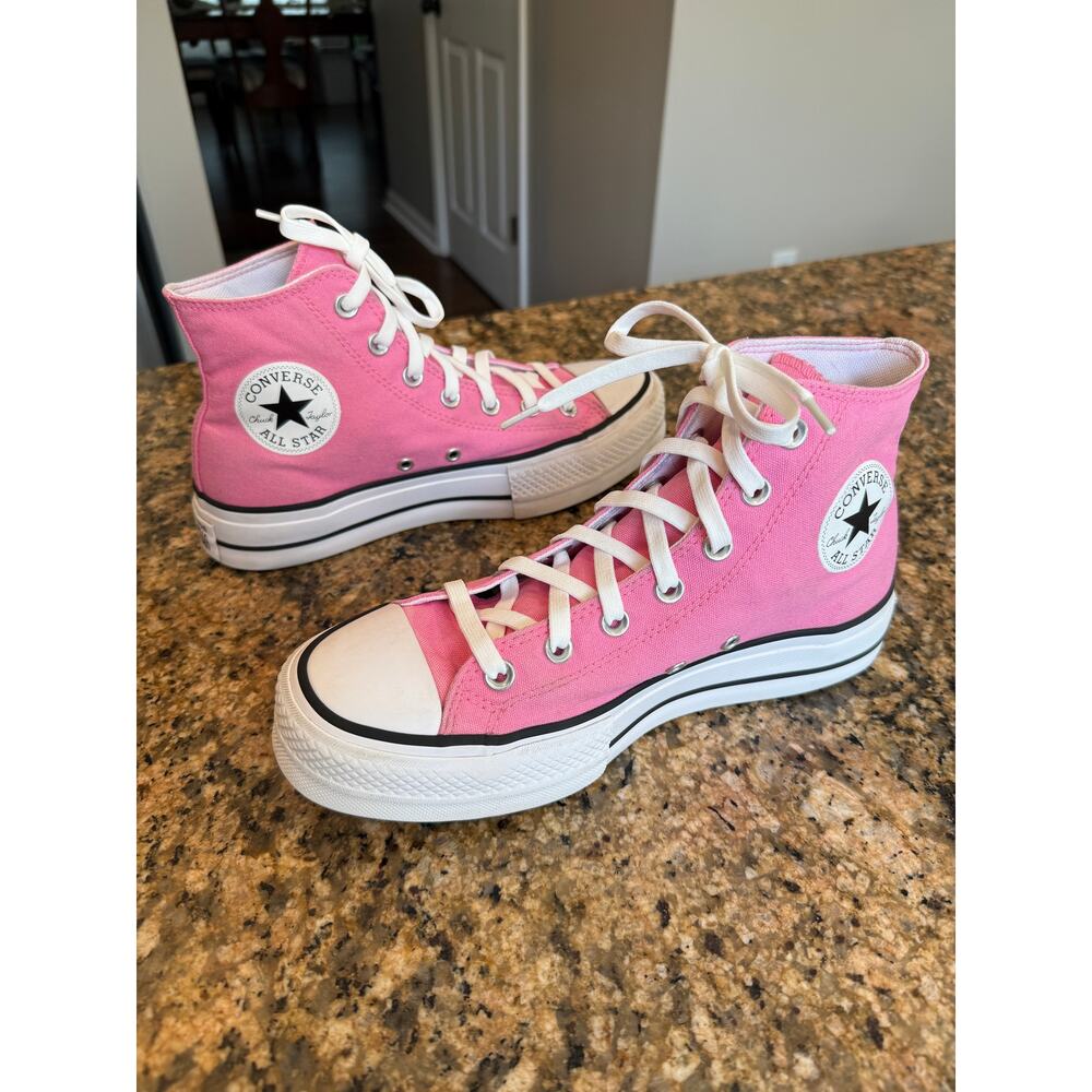 Converse Chuck Taylor All Star Lift Platform High-Top Pink 8